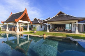 The charming country house on the island Samui