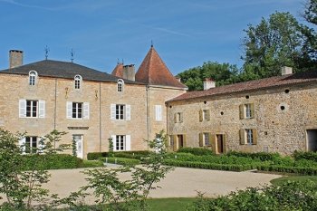 The ancient castle in Dordogne