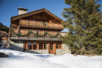 The charming chalet in magnificent Courchevel