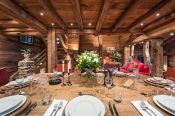 The tremendous chalet in Courchevel