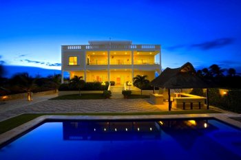The delightful country house in the resort of Riviera Maya
