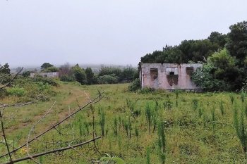 Plot next to a golf course and a view of the development