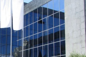 Office with a terrace in a modern business building