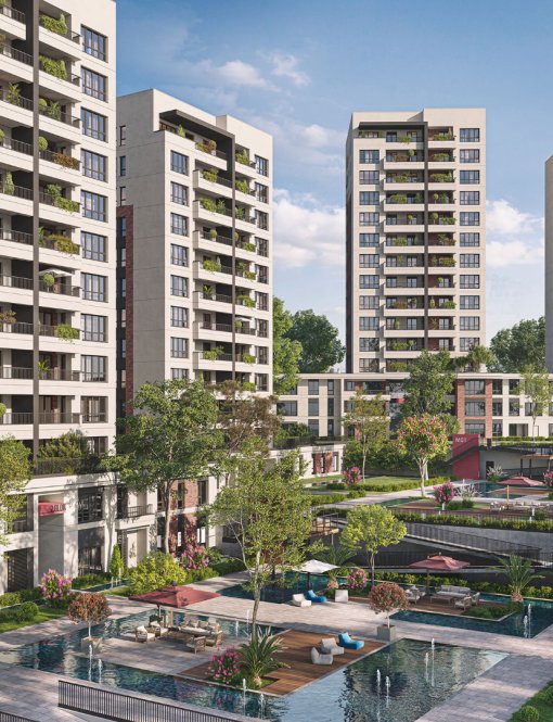 Comfortable residential project in the center of Istanbul