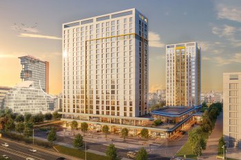 Apartments in a modern residential complex on Basyn Express