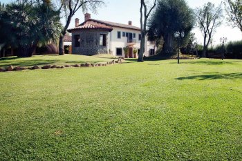 The luxurious house in Rome