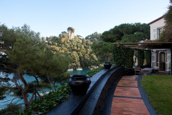 The luxurious house in Portofino