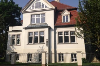 The charming house in the suburb of Berlin