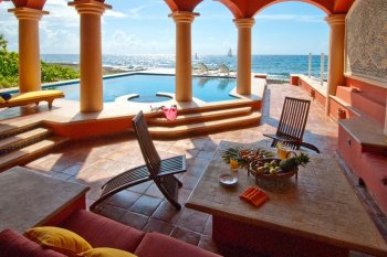 Remarkable country house at the Caribbean Sea in Mexico