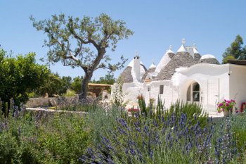 Stone houses in the south of Italy
