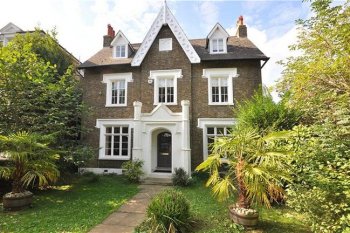 The charming Victorian house in London