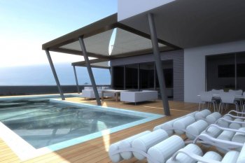 Modern country house near Altey