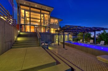 The luxurious mansion in Los Angeles