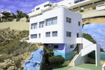 The wonderful house in private urbanization in Spain