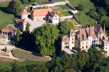 Великолепный замок в Швейцарии