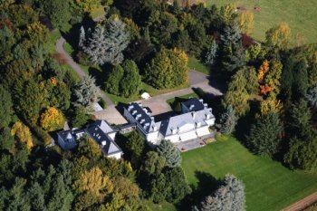 The exclusive mansion near Geneva