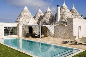 The elegant house in the south of Italy