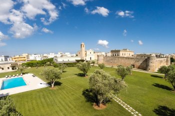 The ancient castle in Apulia
