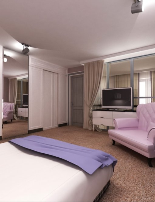 The luxurious apartment in Riga