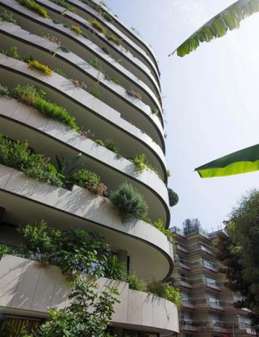 Monaco, the modern apartment in the city core