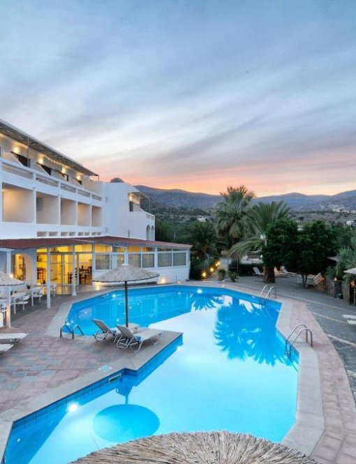 Modern hotel in Crete