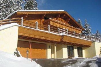 The magnificent chalet in Valais