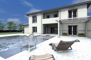 The nice country house in the Fort of Tay of Marmy