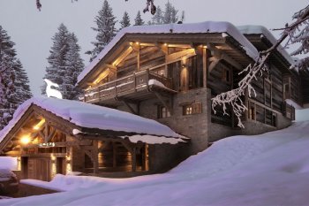 The magnificent chalet in Courchevel