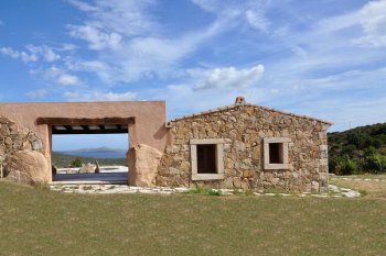 The beautiful country house on Sardinia
