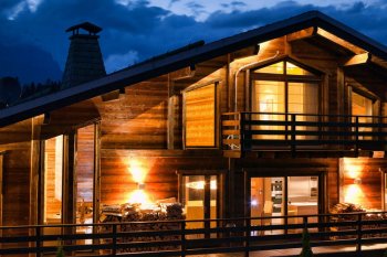 The magnificent modern chalet to Kombla