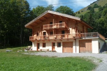 The fine chalet at the ski slope