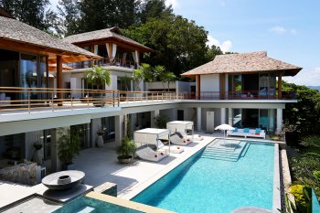 The smart country house in the exclusive complex on Phuket