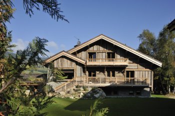 The fine chalet near Megeve