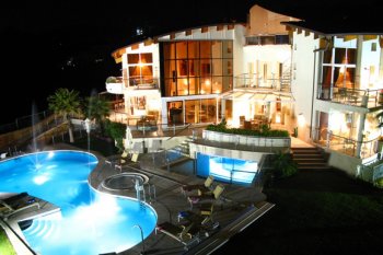 The tremendous country house with views of mountains and the sea