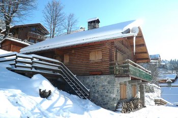 The wonderful chalet in ski resort 