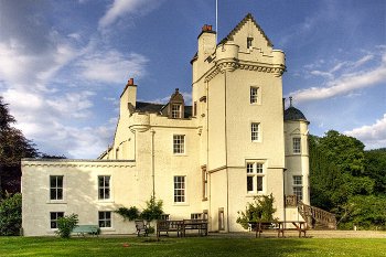 Красивый замок в Аргайле, Шотландия
