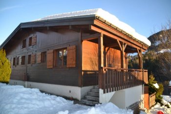 The charming chalet in Megeve