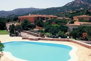The nice country house on the coast of Sardinia
