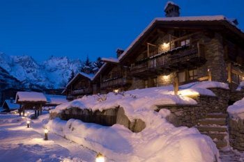 The magnificent chalet in Courmayeur
