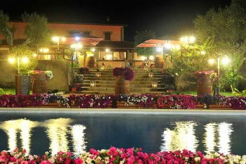 The magnificent country house in the suburb of Rome