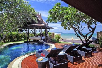 The magnificent country house on the seashore in Thailand