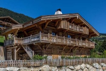 The fine new chalet in Megeve