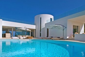 The modern country house on Ibiza