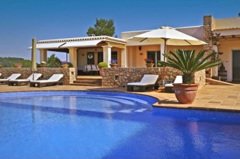 The elegant country house on Ibiza