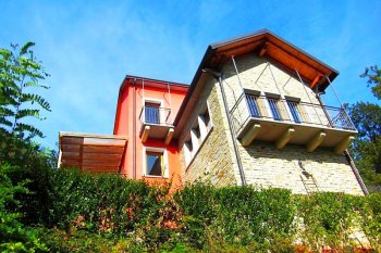 The beautiful country house in Verbaniya